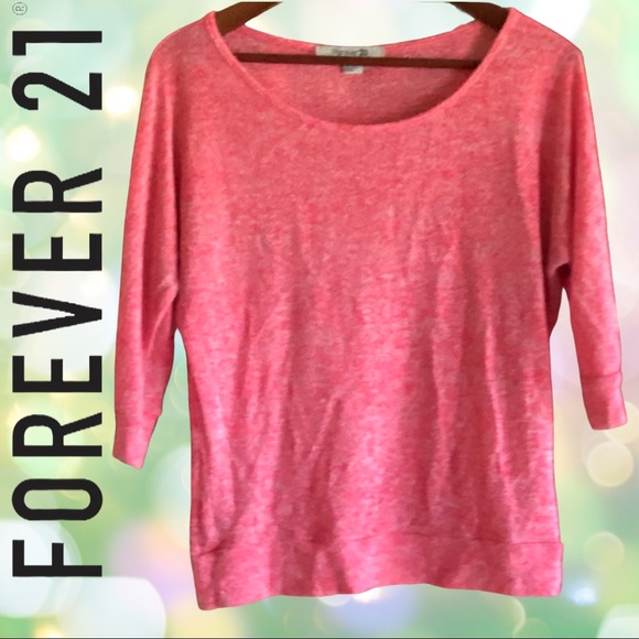 2/$25- Forever 21 Knit Top Relaxed Fit w/Raglan sleeves - Picture 6 of 10